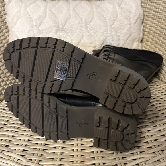 Cole Hann High Combat Boots - Picture 7 of 7